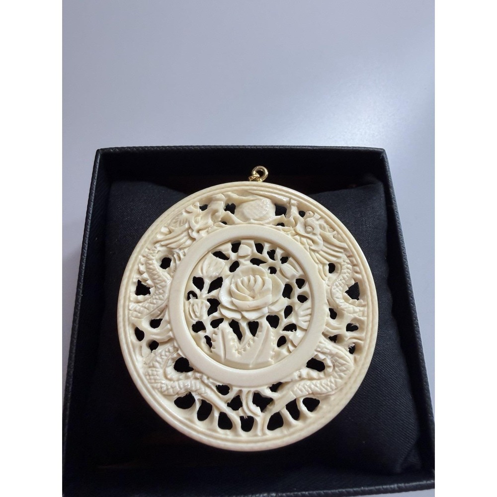 Oriental Carved Pendant